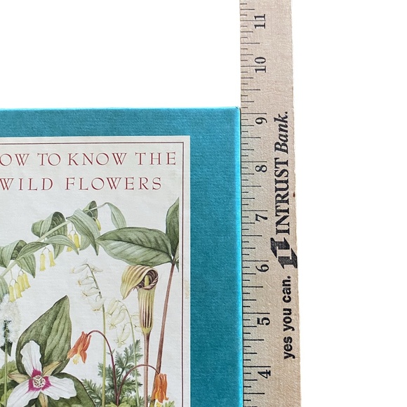 Houghton Mifflin Teal Cloth How to Know the Wild Flowers 1989 Hardcover OS - Picture 13 of 14
